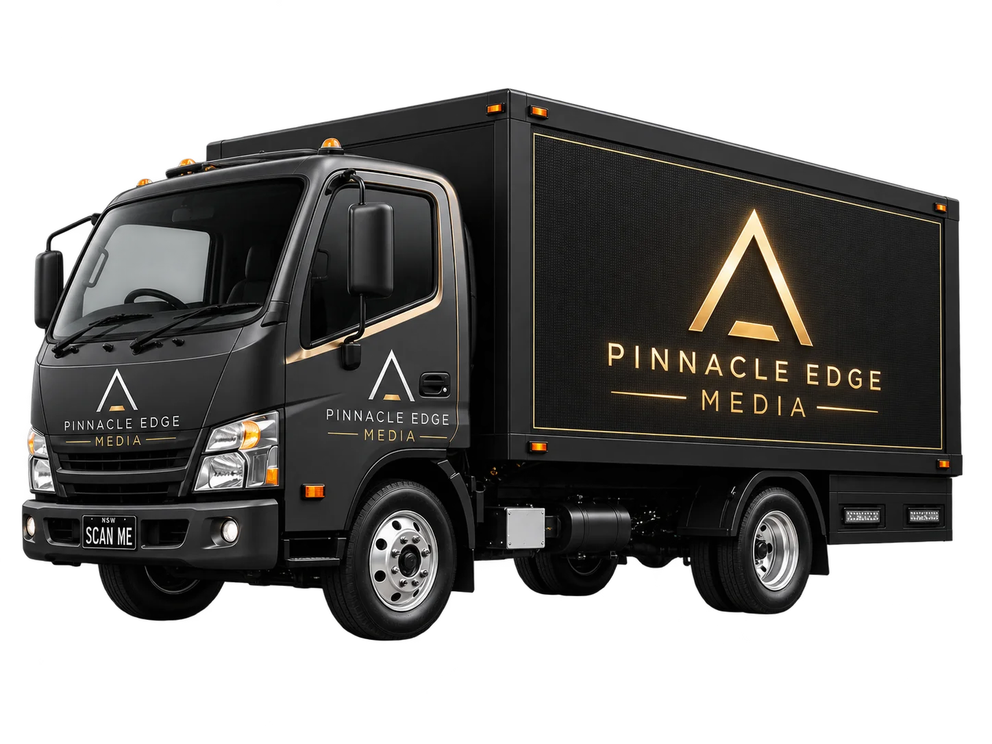 Pinnacle Edge Media mobile billboard truck
