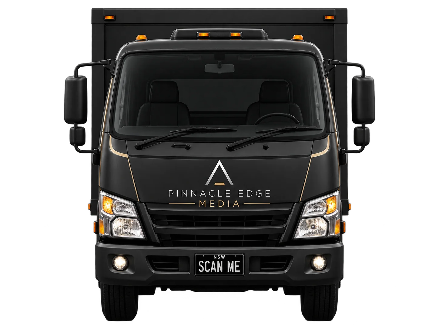Pinnacle Edge Media truck front view